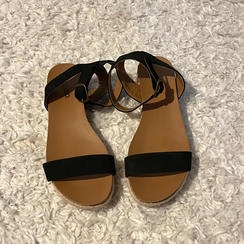 Black sandals
